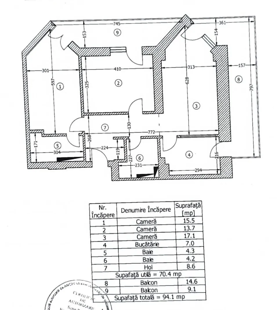 Planul apartamentului